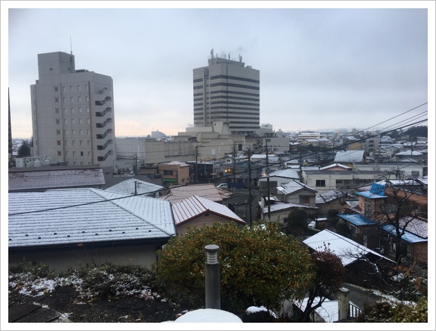 うっすらと雪化粧 うっすらと雪化粧