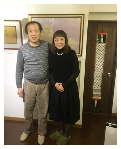 平塚の山本忠雄様と館長 平塚の山本忠雄様と館長