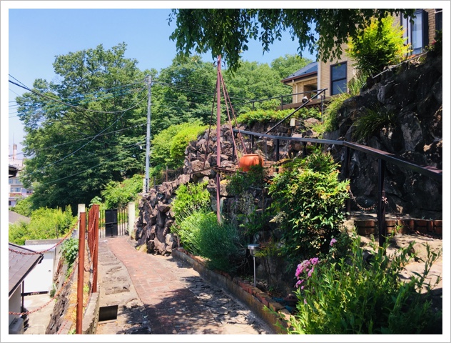 久しぶりの記念館通路 久しぶりの記念館通路