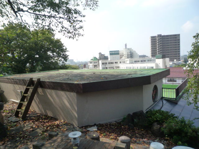 今日現在の記念館屋上.JPG 今日現在の記念館屋上.JPG